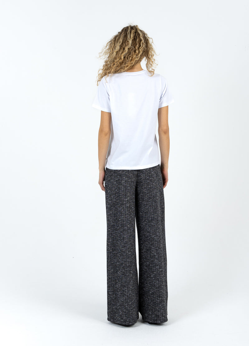 Coster Copenhagen KNIT PANTS Knitwear Black/grey mix - 106