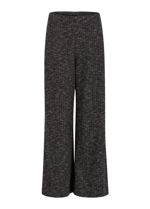 Coster Copenhagen KNIT PANTS Knitwear Black/grey mix - 106