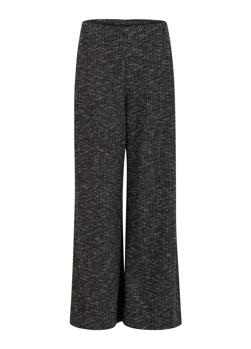 Coster Copenhagen KNIT PANTS Knitwear Black/grey mix - 106