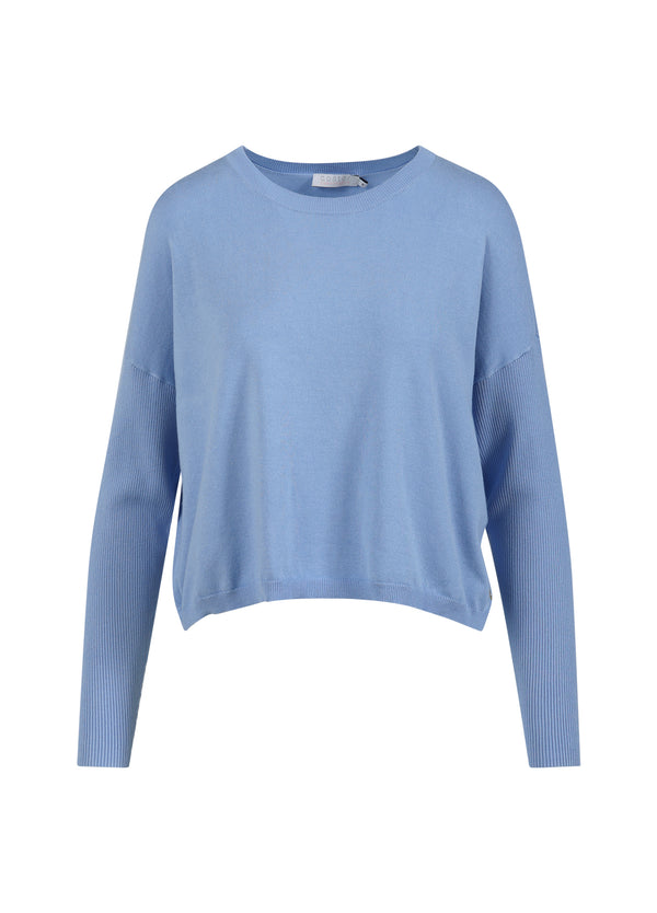 Coster Copenhagen KNIT WITH DROP SHOULDER AND TIGHT SLEEVES Knitwear Ice blue - 544
