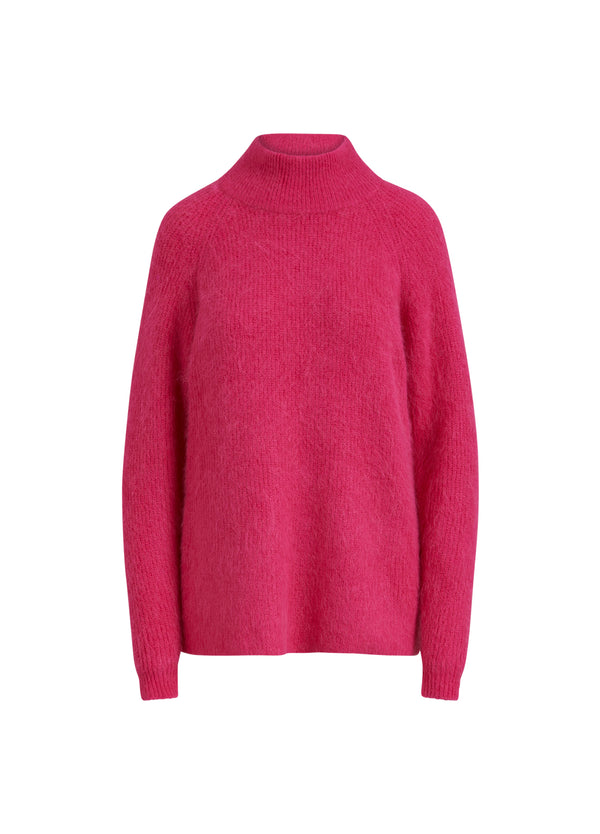 Coster Copenhagen KNIT WITH HIGH NECK Knitwear Bright sunrise - 679