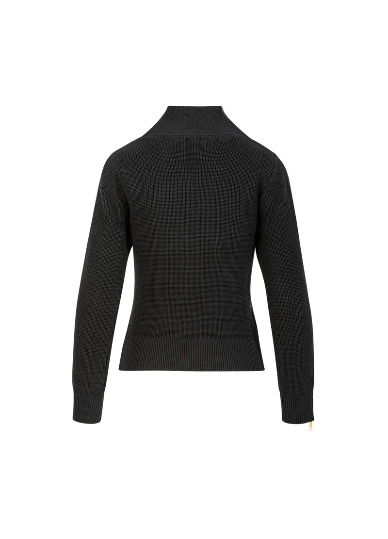Coster Copenhagen KNIT WITH HIGH NECK AND ZIPPER Knitwear