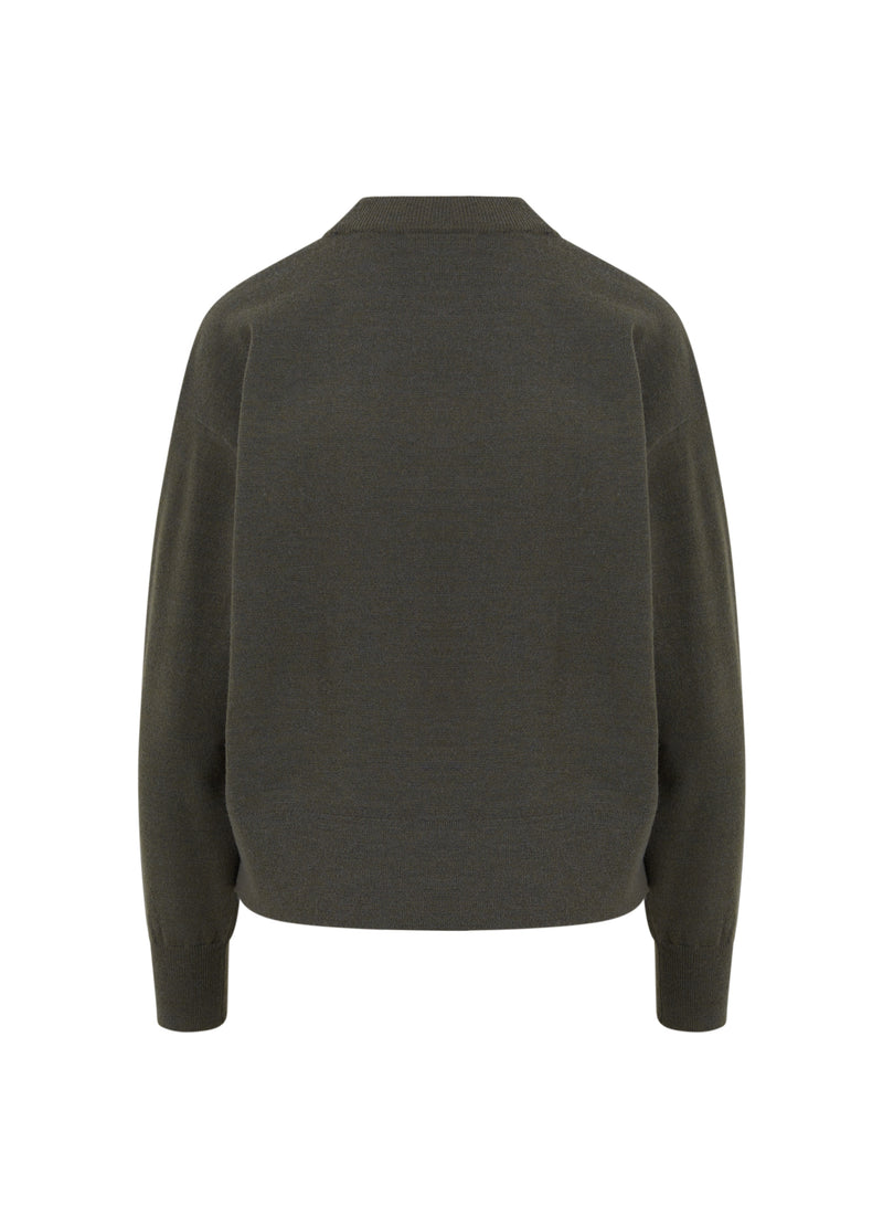 Coster Copenhagen KNIT WITH ROUND NECK Knitwear Fall leaves - 468