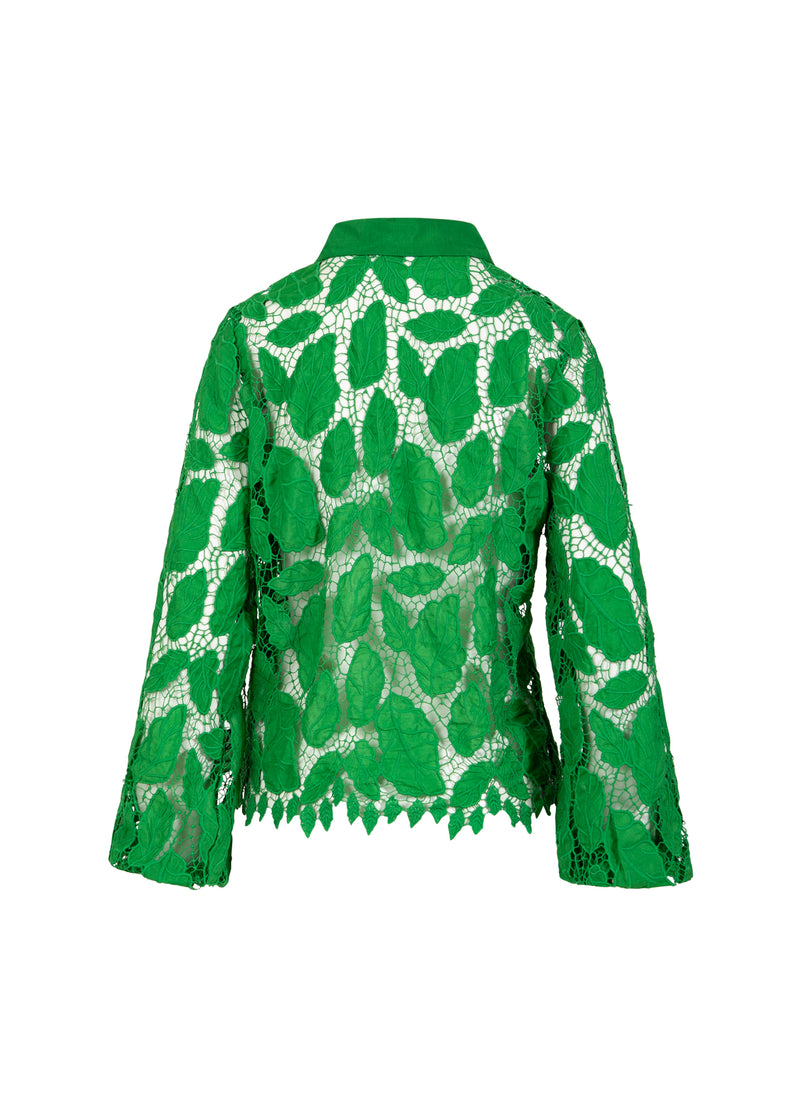 Coster Copenhagen LACE SHIRT Shirt/Blouse Lush green - 444
