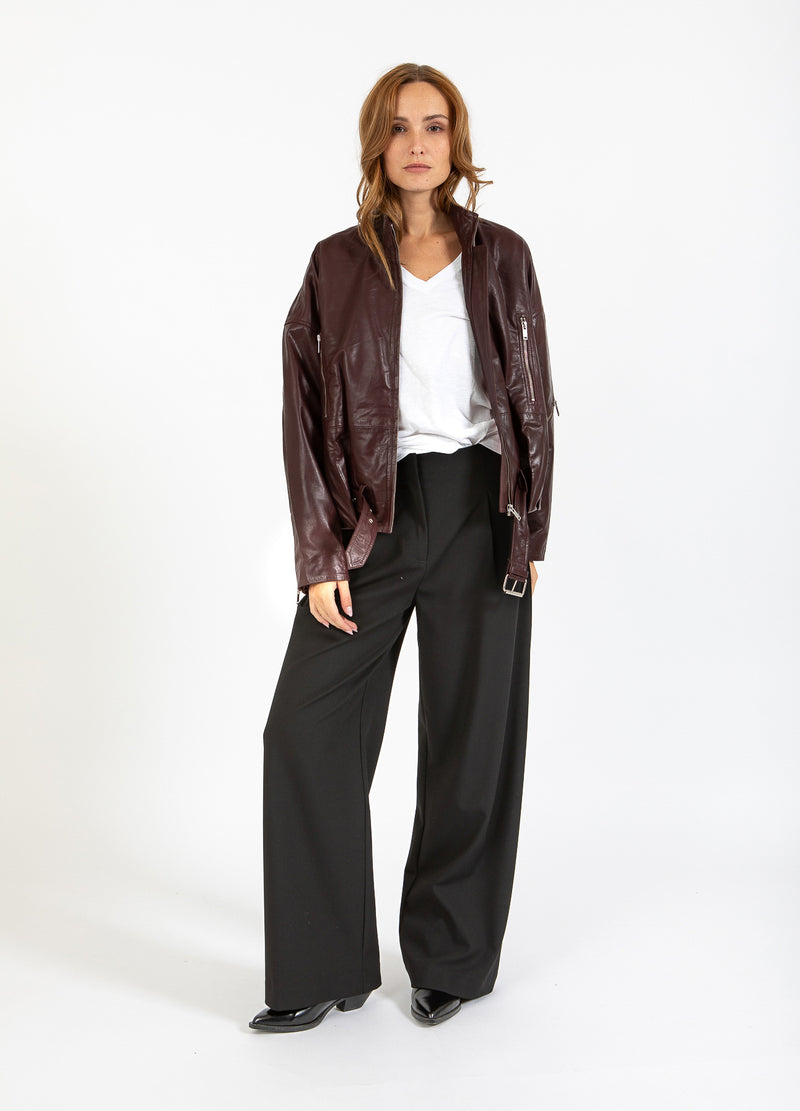 Coster Copenhagen LEATHER BOMBER JACKET Outerwear
