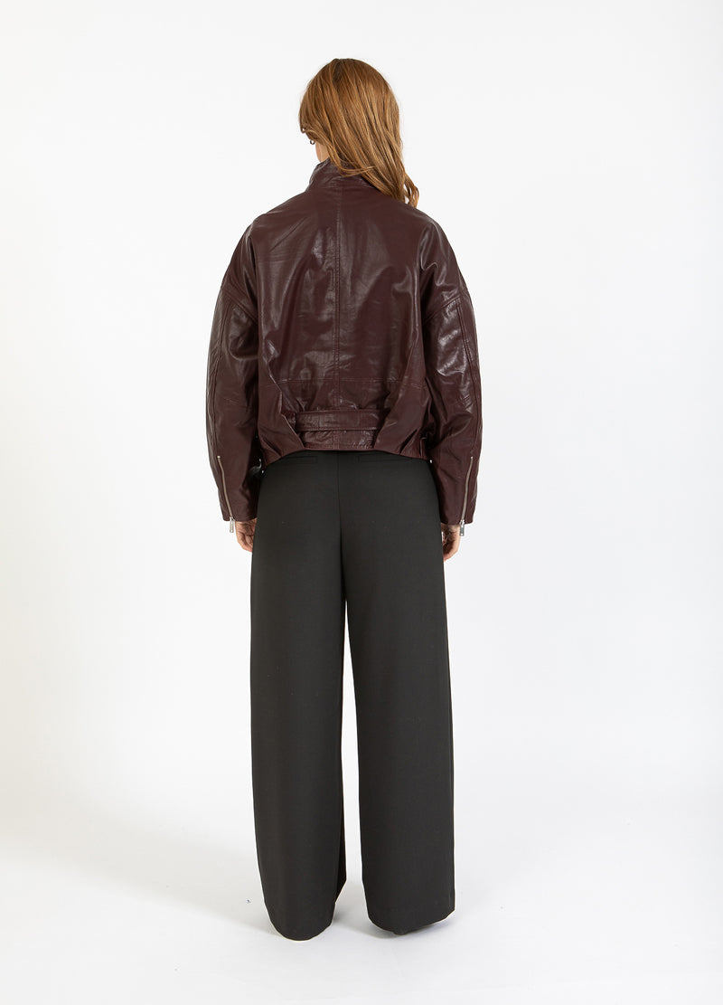 Coster Copenhagen LEATHER BOMBER JACKET Outerwear