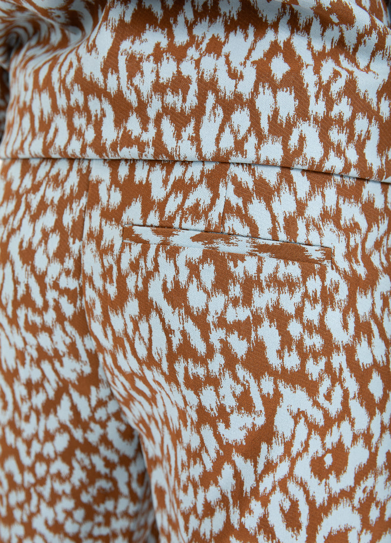 Coster Copenhagen LEO PANTS - LUCIA FIT Pants Ice leo jaquard - 994
