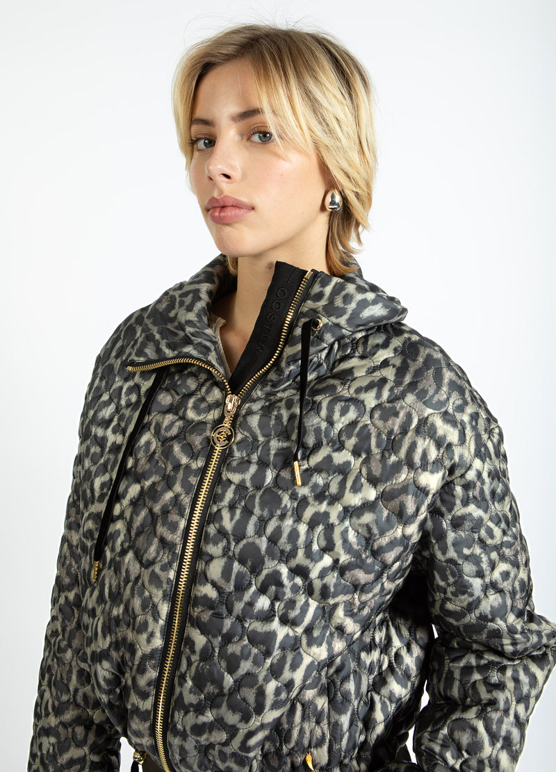Coster Copenhagen LEO PUFFER JACKET Outerwear Leo print - 919