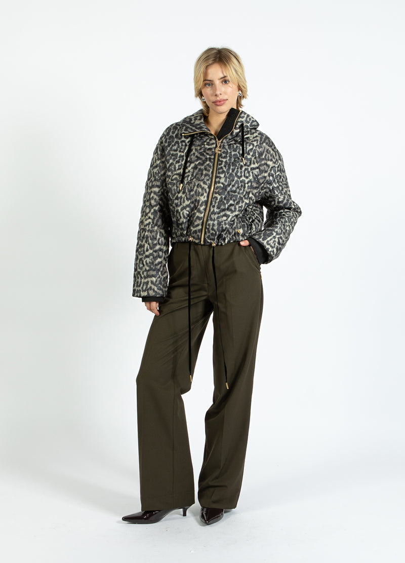 Coster Copenhagen LEO PUFFER JACKET Outerwear Leo print - 919