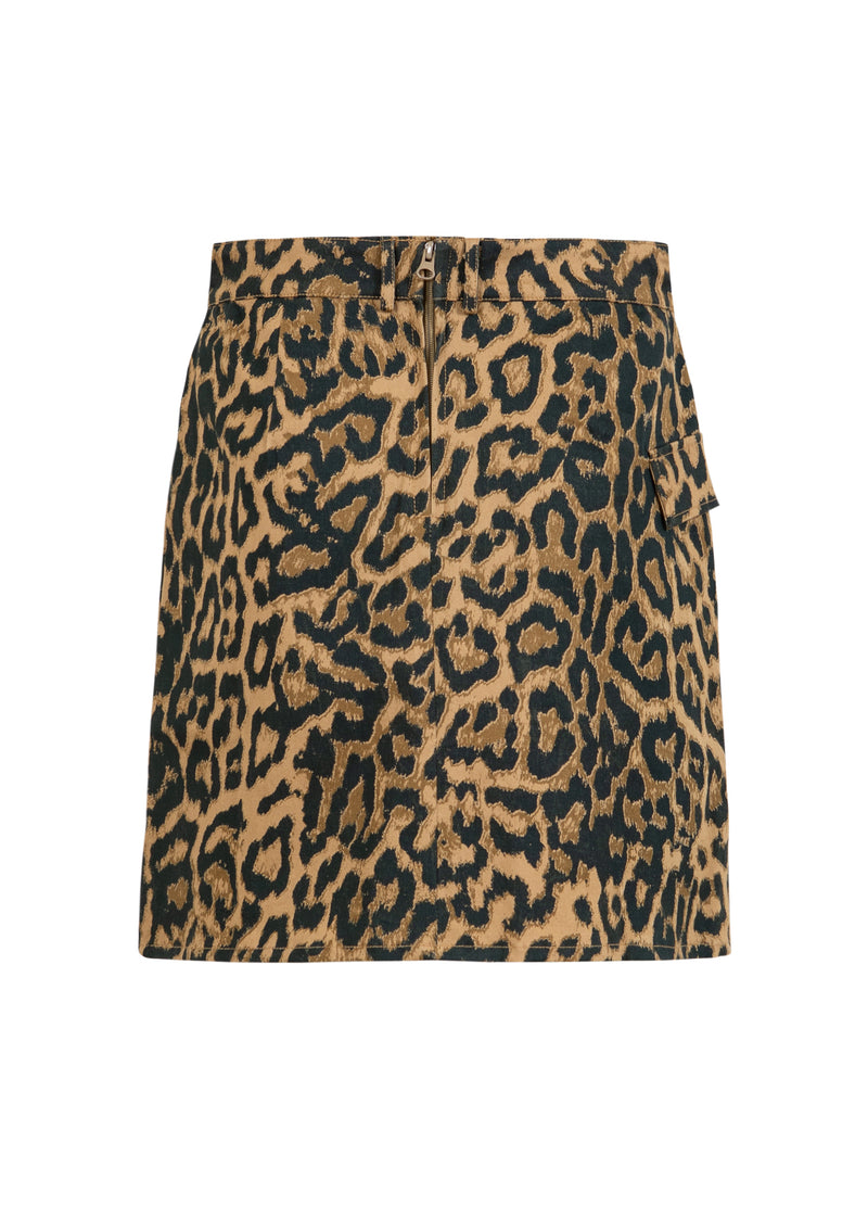 Coster Copenhagen LEO SKIRT Skirt Big leo print - 987