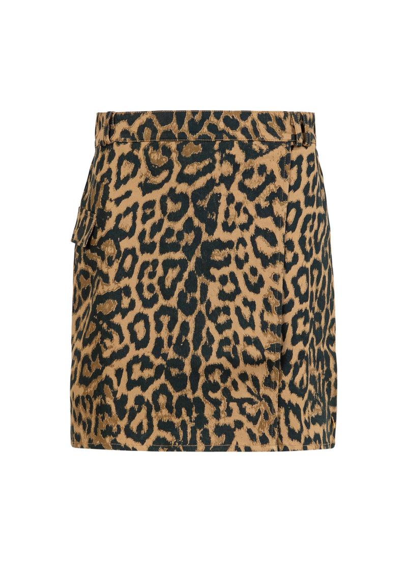 Coster Copenhagen LEO SKIRT Skirt Big leo print - 987