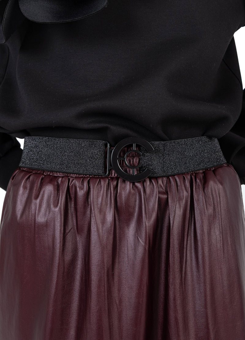 Coster Copenhagen LOGO ELASTIC BELT Accessories Black lurex - 100