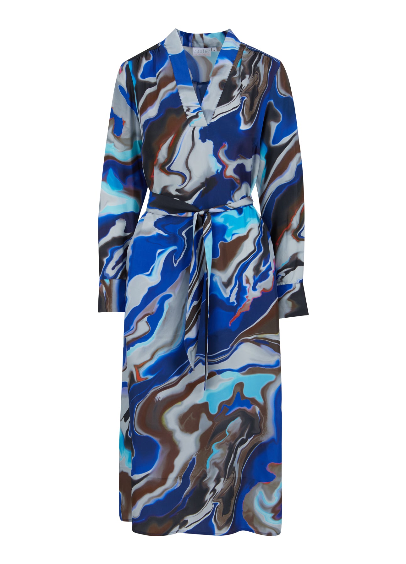 LONG DRESS IN FLOW PRINT - Flow print – costercopenhagen.com