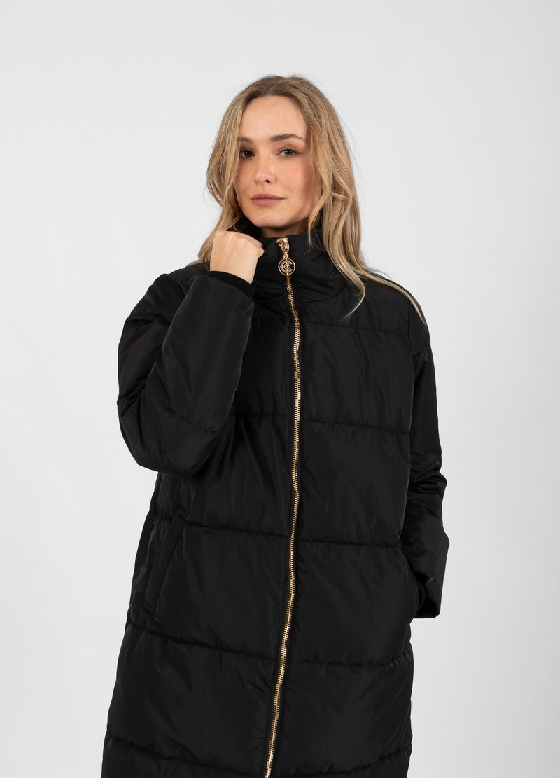 Coster Copenhagen LONG PUFFER JACKET Outerwear Black - 100