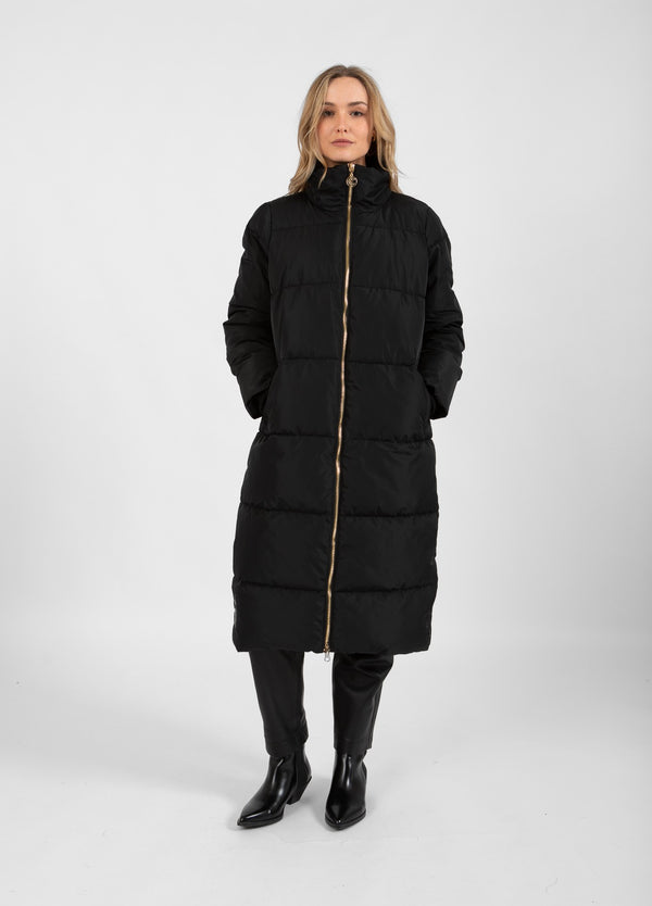 Coster Copenhagen LONG PUFFER JACKET Outerwear Black - 100