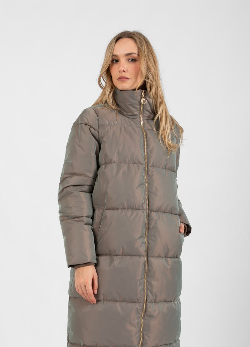 Coster Copenhagen LONG PUFFER JACKET Outerwear Shade green - 434