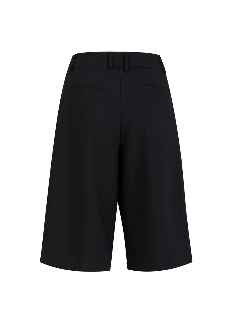 Coster Copenhagen LONG SHORTS WITH WIDE LEGS - PETRA FIT Pants Black - 100