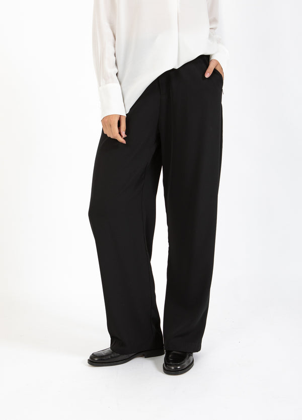 Coster Copenhagen LOOSE PANTS - PETRA FIT Pants Black - 100