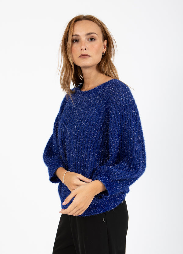 Coster Copenhagen LUREX KNIT Knitwear Rich blue - 583