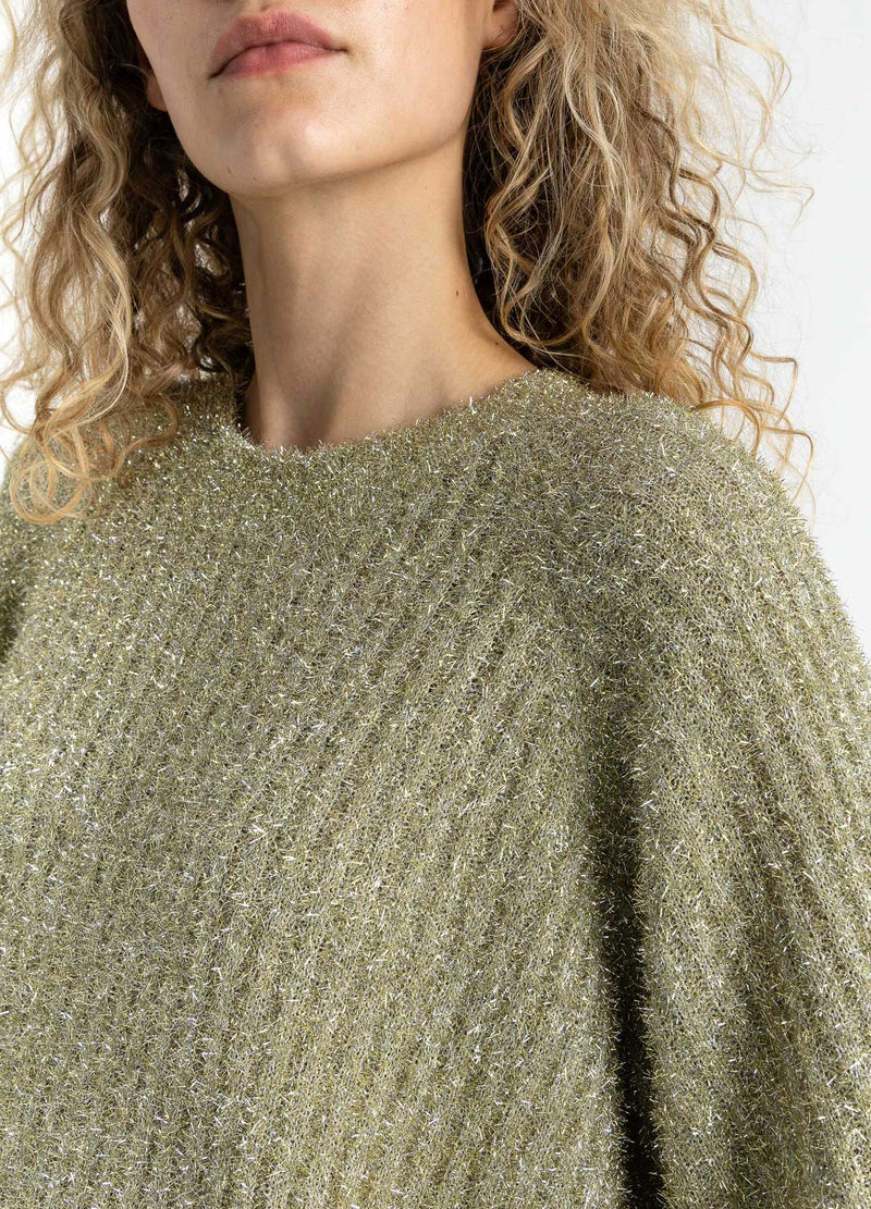 Coster Copenhagen LUREX KNIT Knitwear Champagne - 299