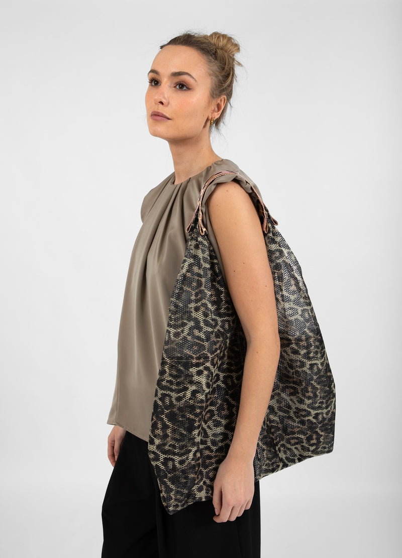 Coster Copenhagen MESH BAG WITH PRINT Accessories Leo print - 919