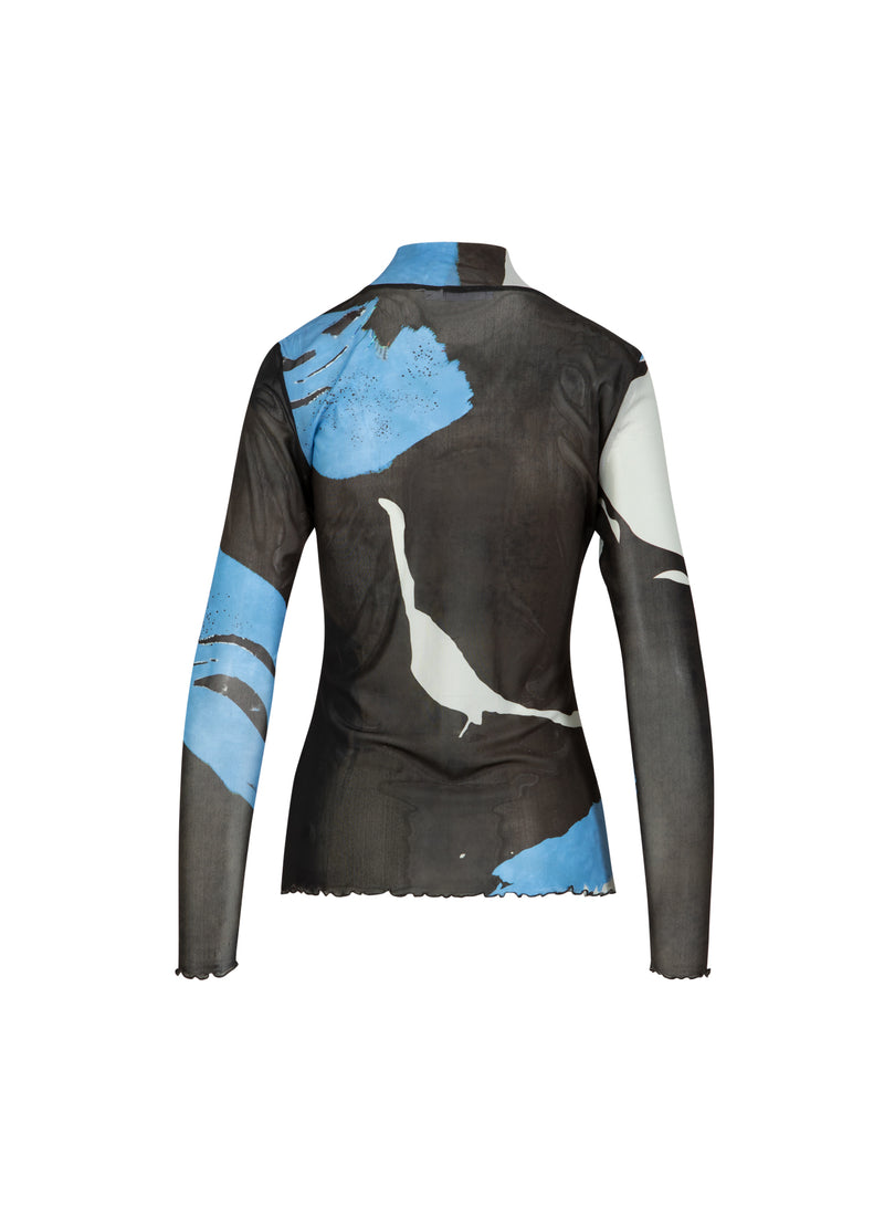 Coster Copenhagen MESH BLOUSE Shirt/Blouse Shadow graphic print - 955