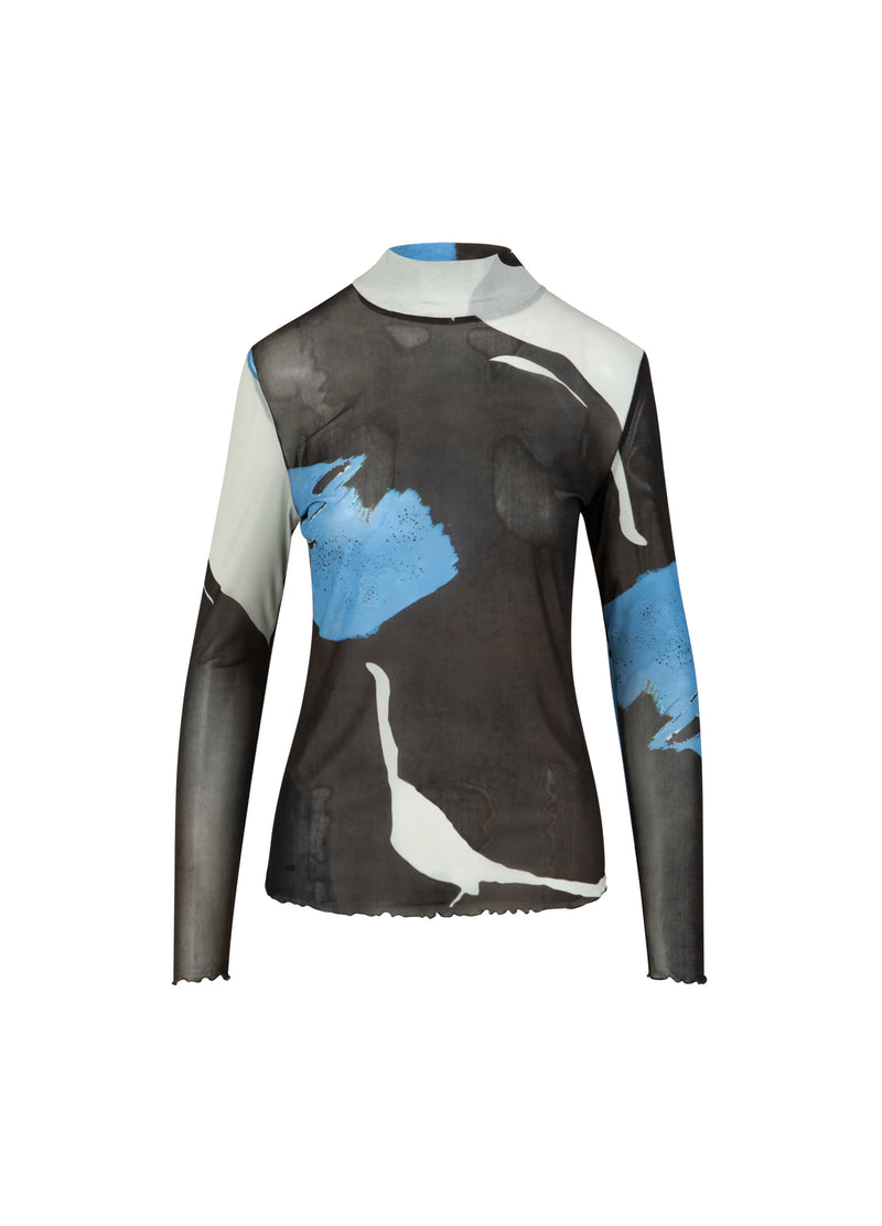 Coster Copenhagen MESH BLOUSE Shirt/Blouse Shadow graphic print - 955