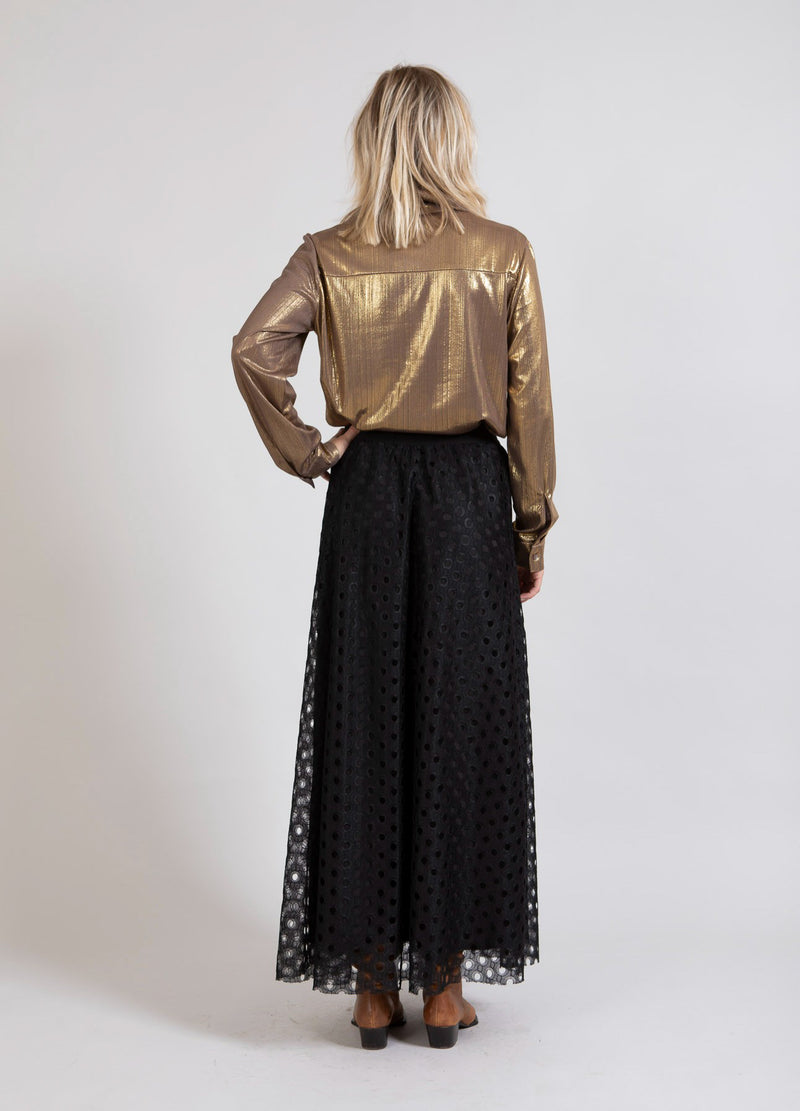 Coster Copenhagen METALLIC SHIRT Shirt/Blouse Metallic gold - 786