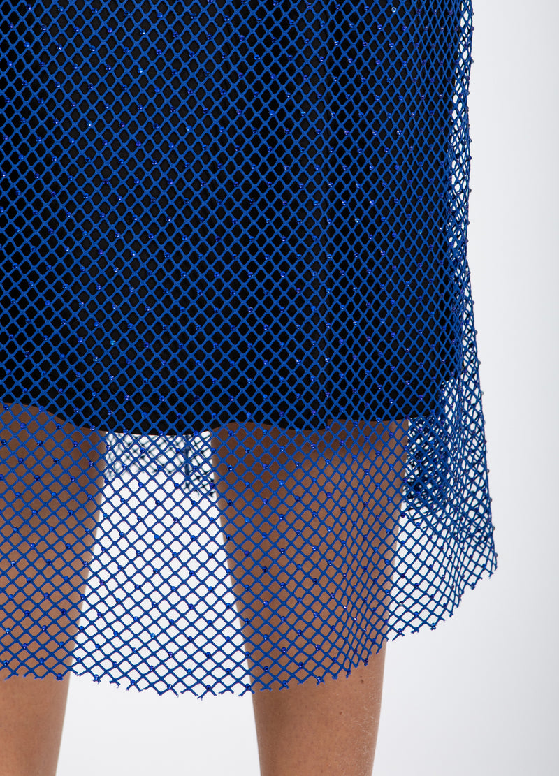 Coster Copenhagen NET SKIRT Skirt Rich blue - 583