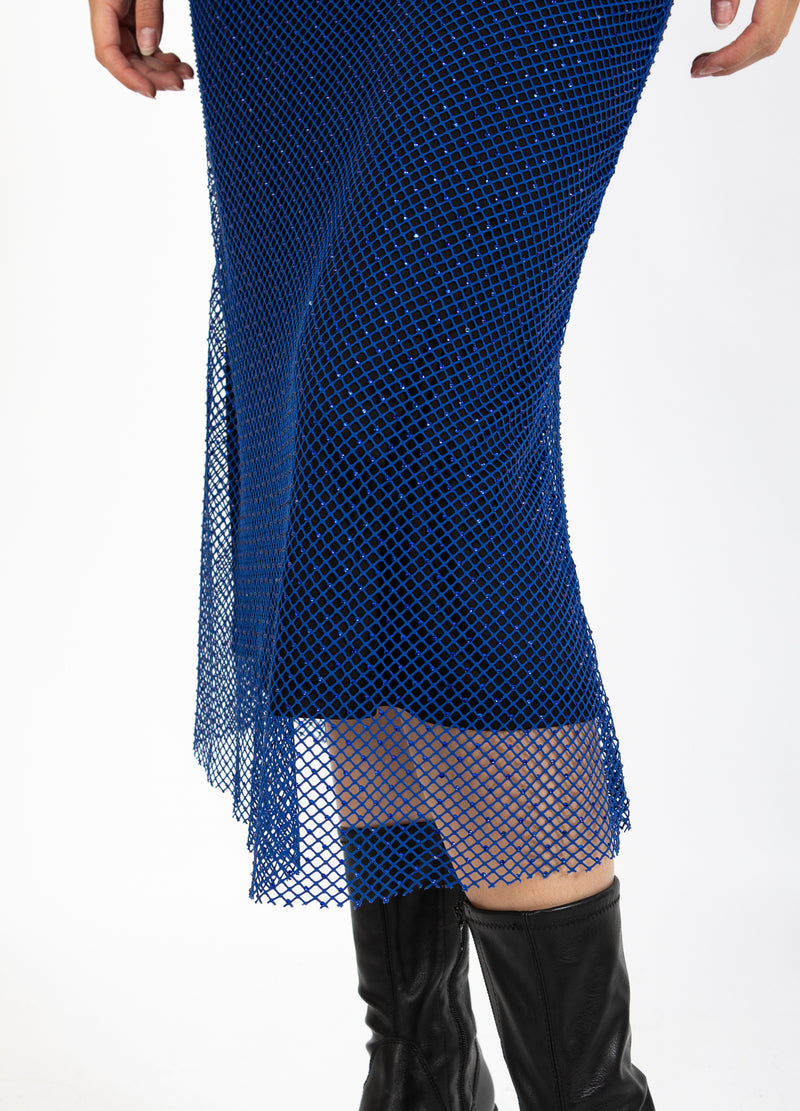 Coster Copenhagen NET SKIRT Skirt Rich blue - 583