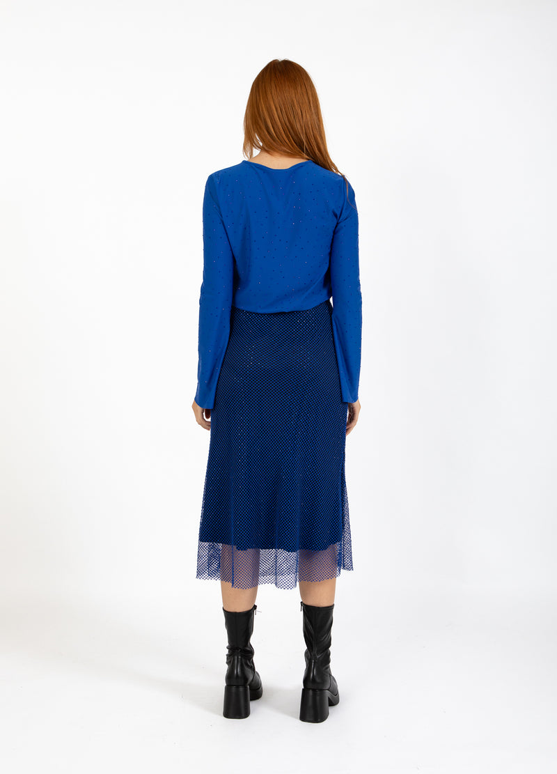 Coster Copenhagen NET SKIRT Skirt Rich blue - 583