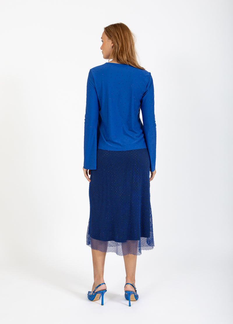 Coster Copenhagen NET SKIRT Skirt Rich blue - 583