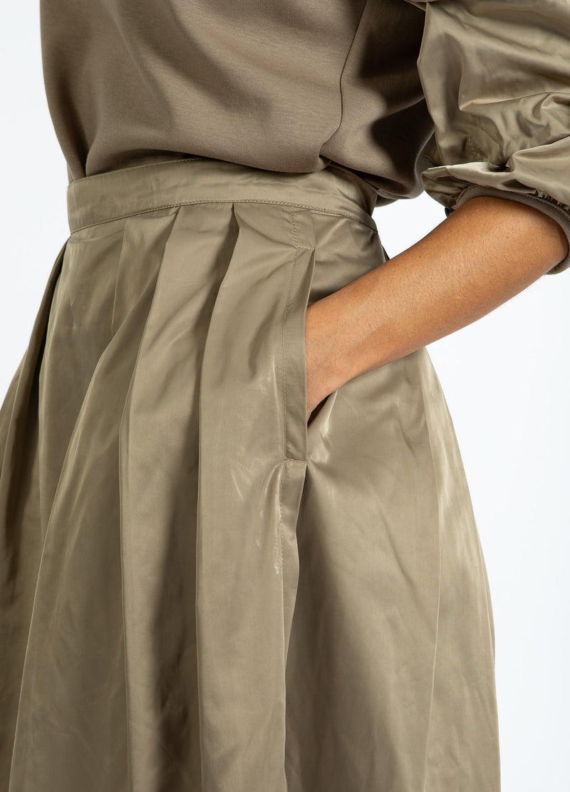 Coster Copenhagen NYLON SKIRT Skirt Taupe sand - 393