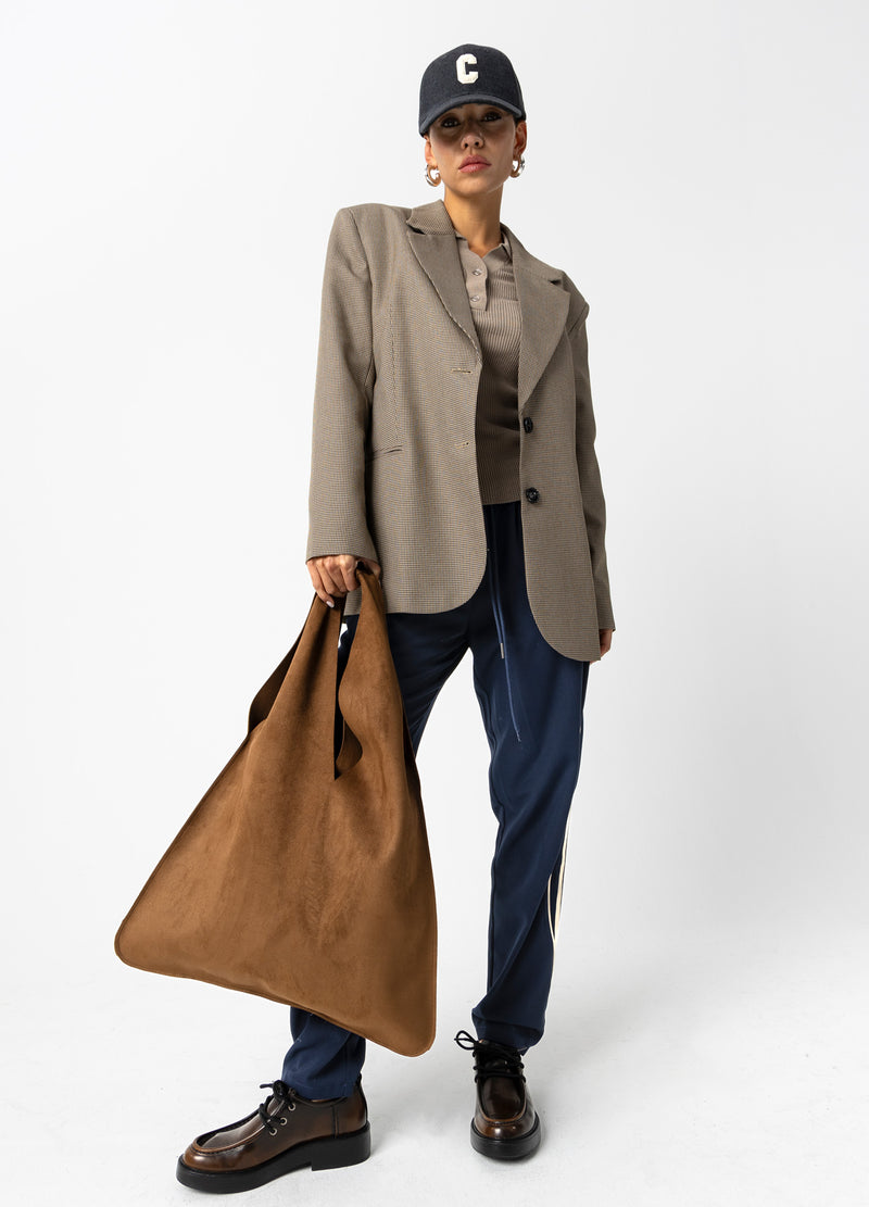 Coster Copenhagen OVERSIZED CHECK BLAZER Blazer Brown check - 371