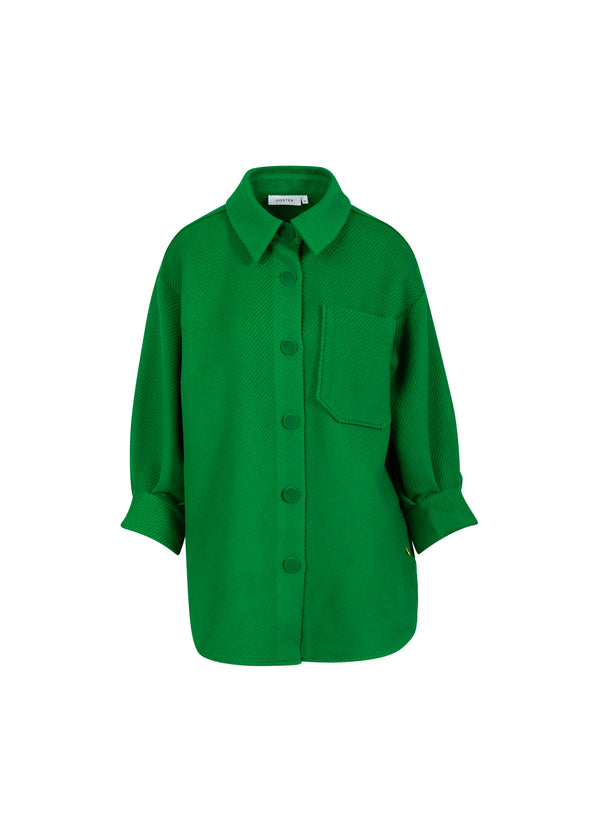 Coster Copenhagen OVERSIZED CURDEROY JACKET Outerwear Lush green - 444