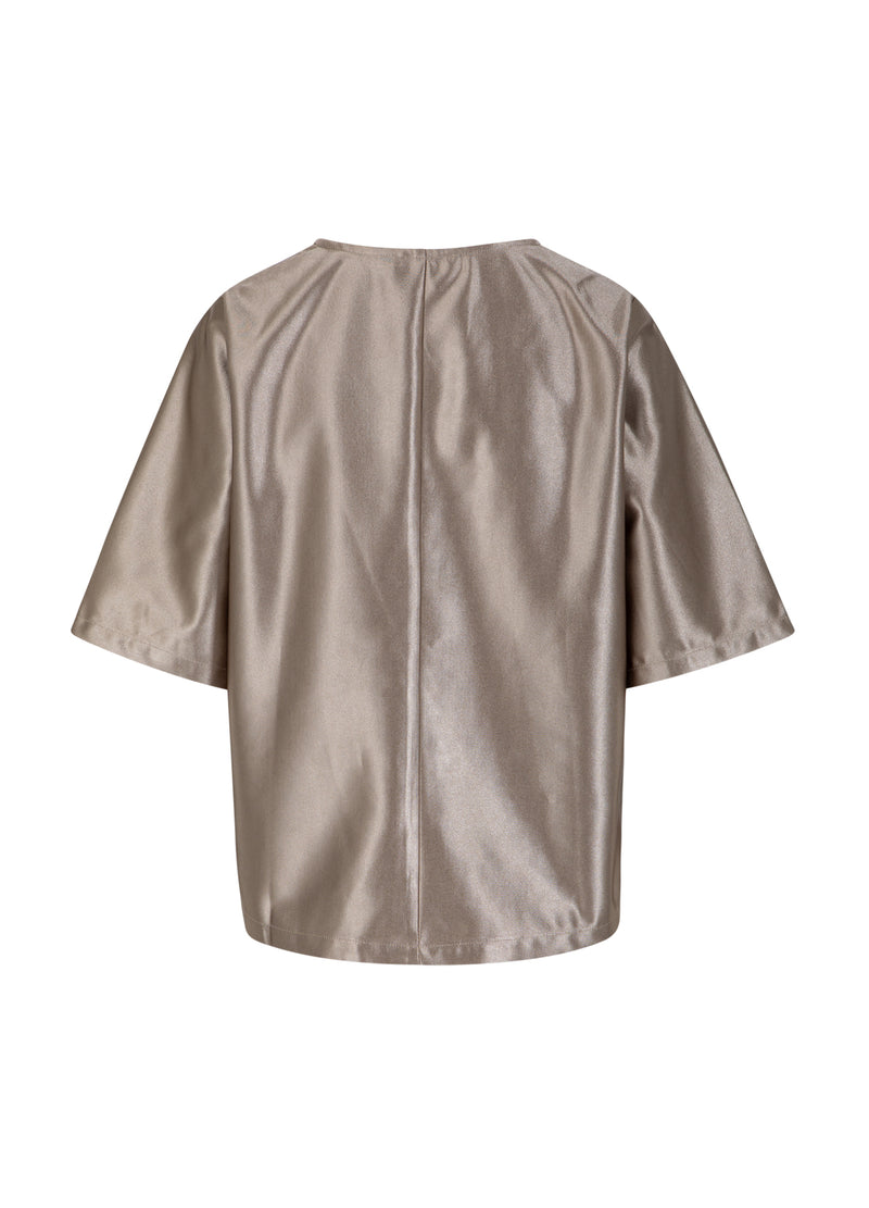 Coster Copenhagen OVERSIZED SHIMMER T-SHIRT Shirt/Blouse Champagne - 299