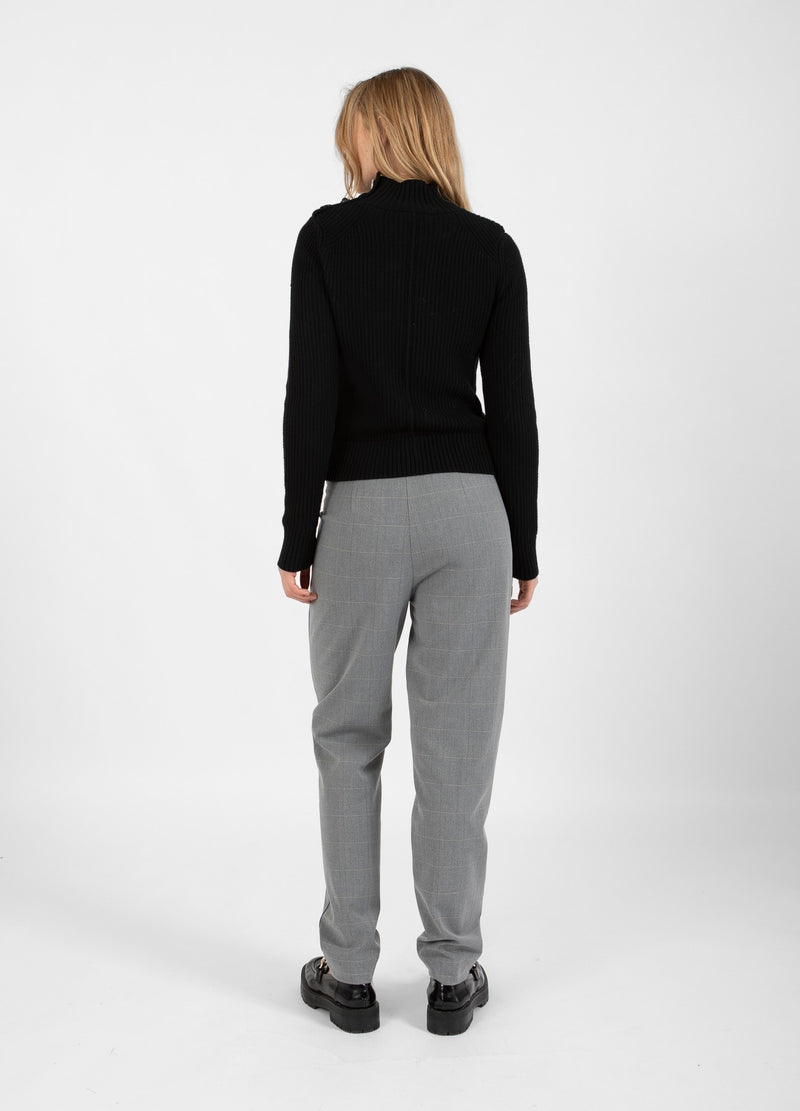 Coster Copenhagen PANTS - STELLA FIT Pants Light grey check - 160