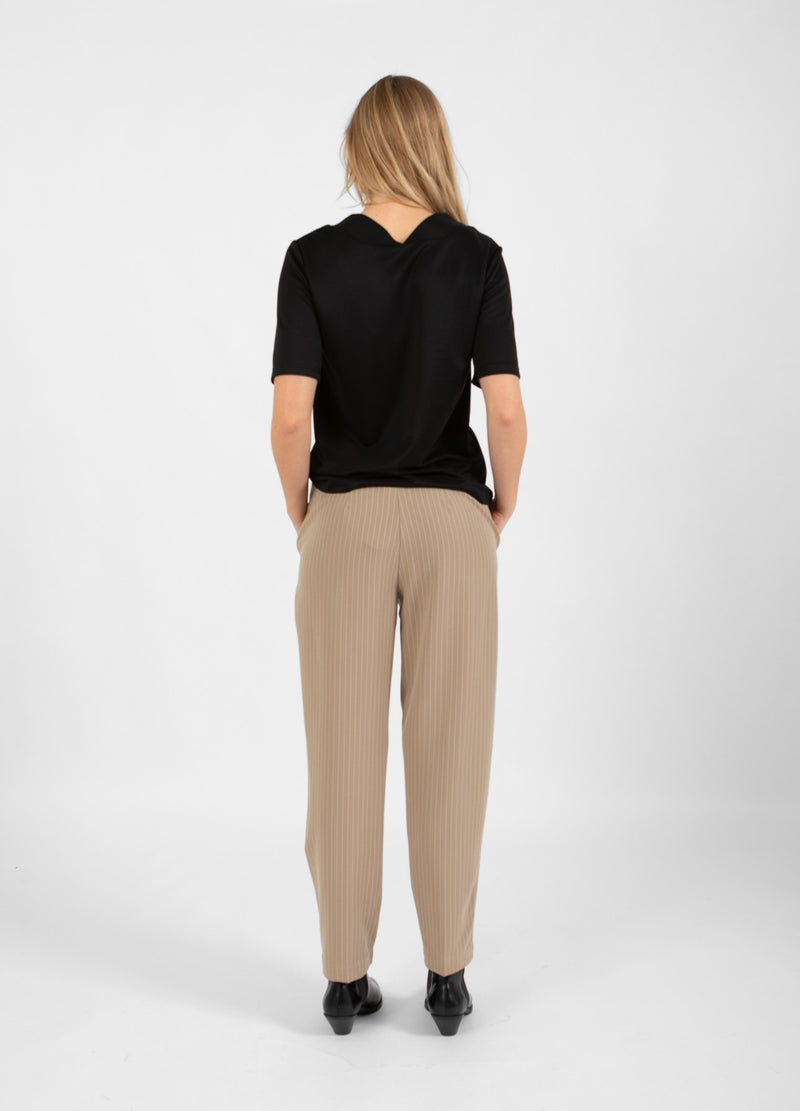 Coster Copenhagen PANTS - STELLA FIT Pants Sand white stripe - 993