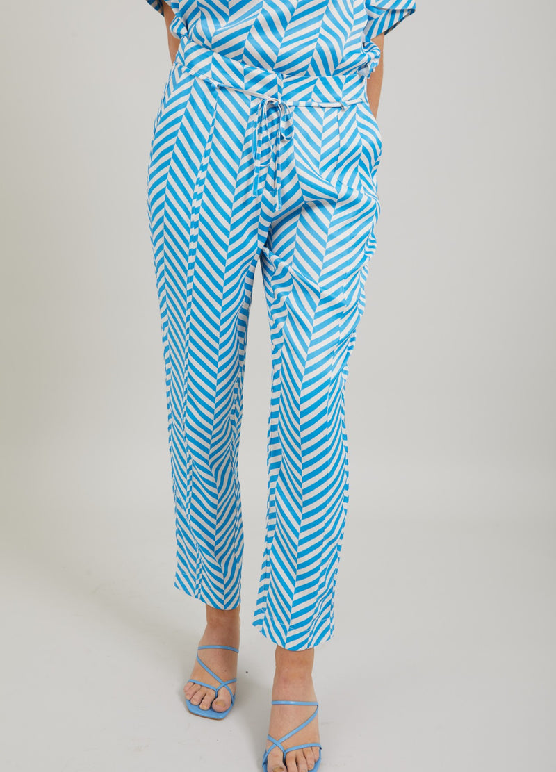 Coster Copenhagen PANTS IN HERINGBONE PRINT - STELLA FIT Pants Heringbone print - 918