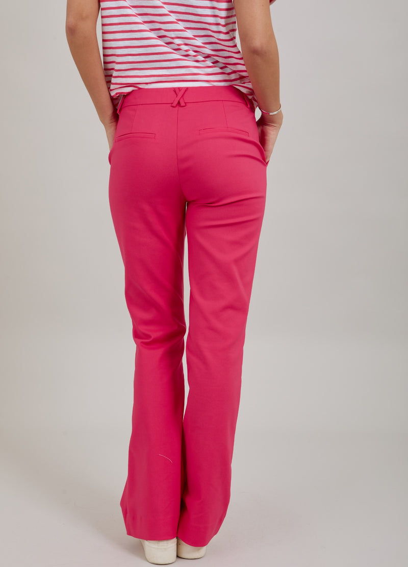 Coster Copenhagen PANTS W. BOOTCUT - LUCIA FIT Pants Intense pink - 659