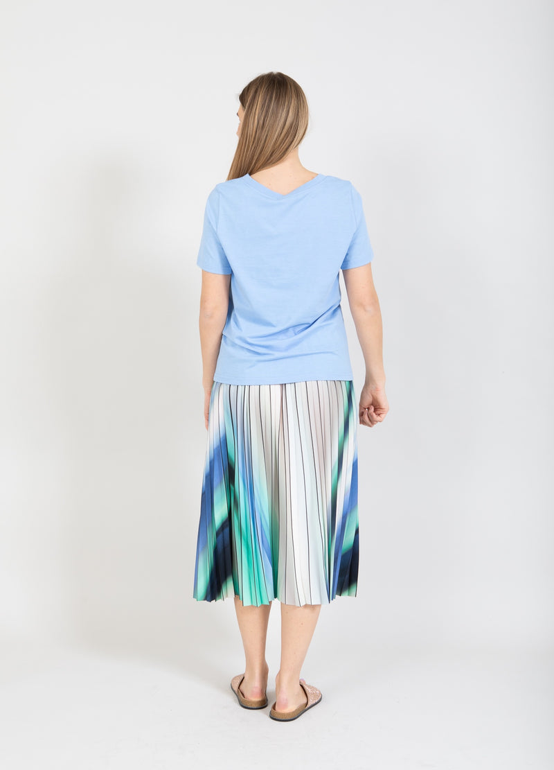 Coster Copenhagen PLISSE SKIRT WITH PRINT Skirt Gradiant Print - 946
