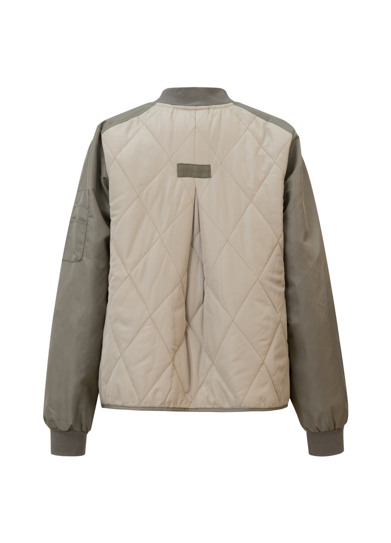 Coster Copenhagen QUILTED BOMBER JACKET Outerwear Army mix - 458