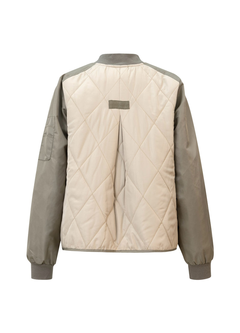 Coster Copenhagen QUILTED BOMBER JACKET Outerwear Army mix - 458