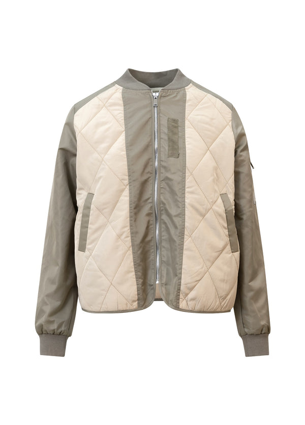 Coster Copenhagen QUILTED BOMBER JACKET Outerwear Army mix - 458