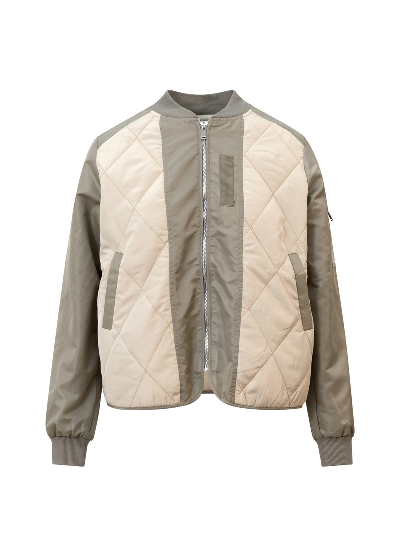 Coster Copenhagen QUILTED BOMBER JACKET Outerwear Army mix - 458