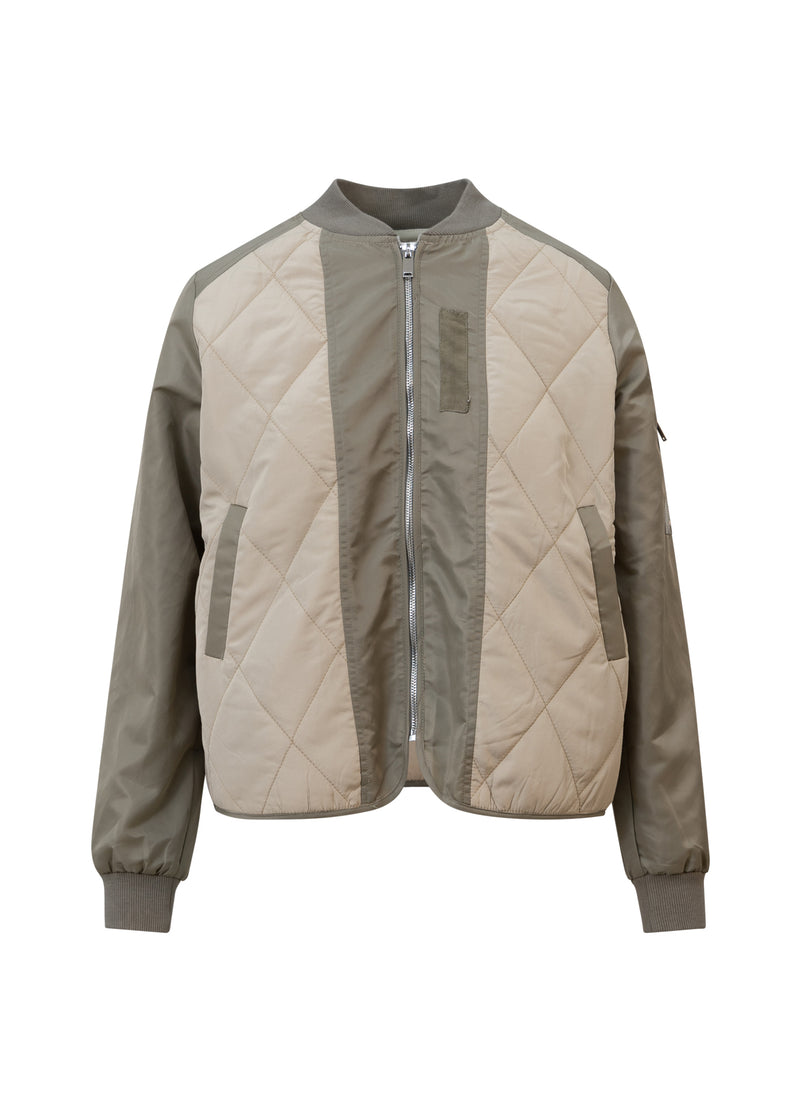 Coster Copenhagen QUILTED BOMBER JACKET Outerwear Army mix - 458