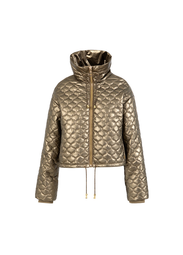Coster Copenhagen QUILTED PUFFER JACKET Outerwear Metallic sand - 370