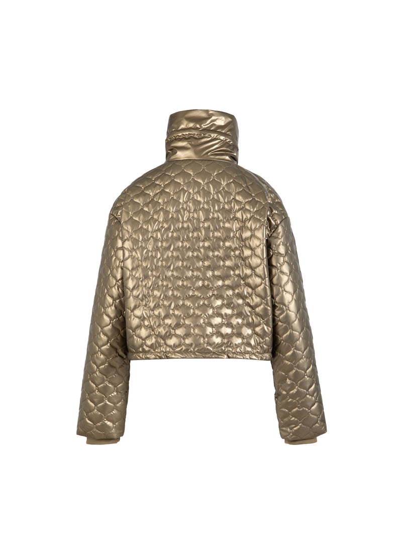 Coster Copenhagen QUILTED PUFFER JACKET Outerwear Metallic sand - 370