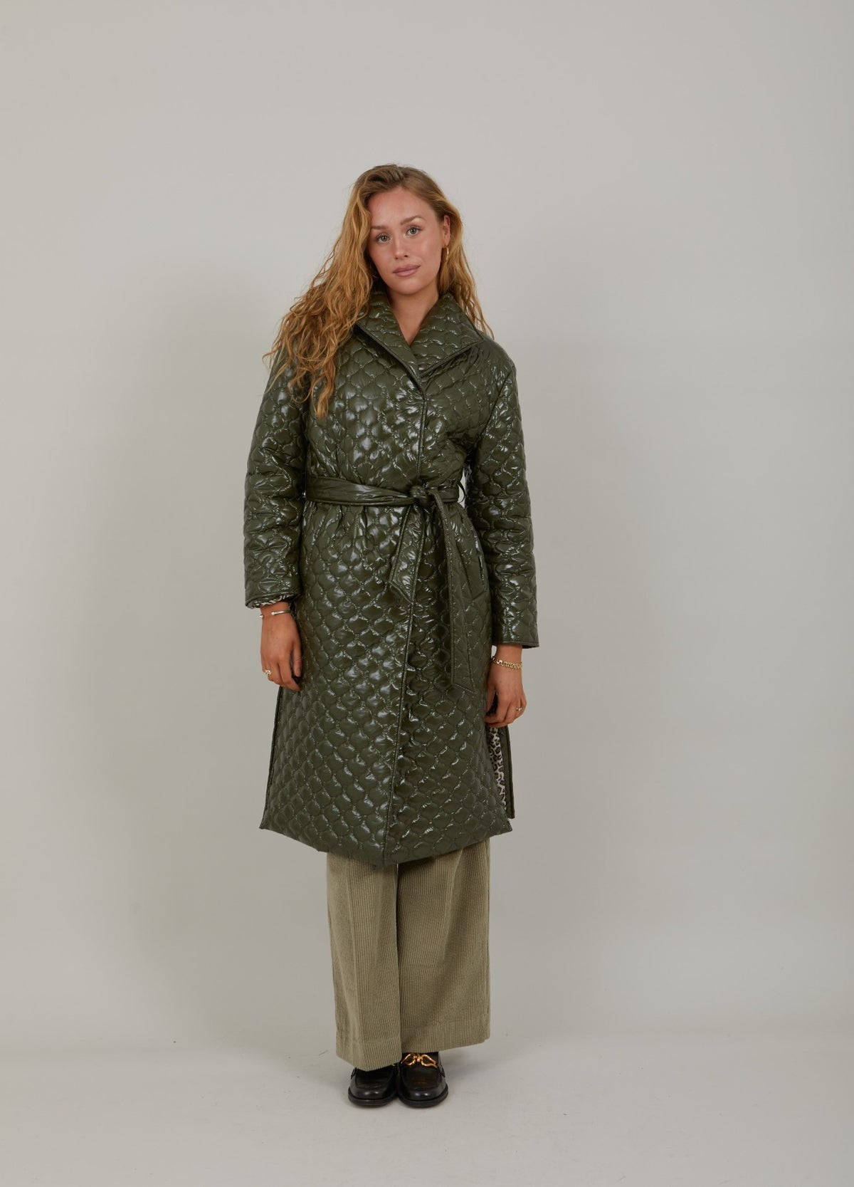 QUILTET COAT - Fall leaves – costercopenhagen.com