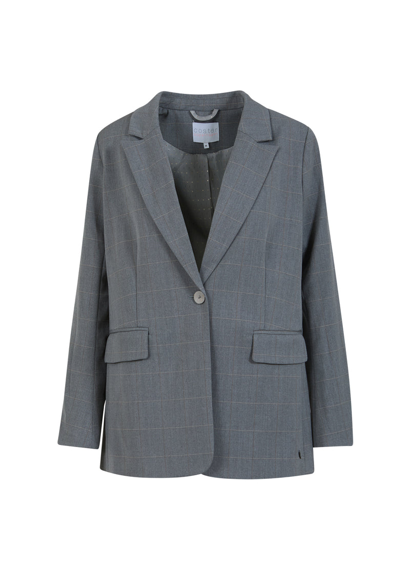 Coster Copenhagen RELAXED BLAZER Blazer Light grey check - 160